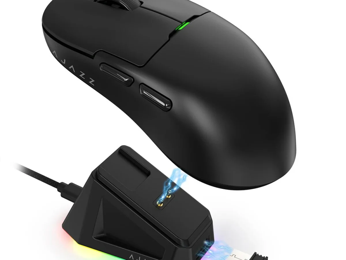 AJAZZ AJ159P : Dual Mode Aσύρματο ποντίκι, με μαγνητική βάση φόρτισης και αισθητήρα 26.000DPI!