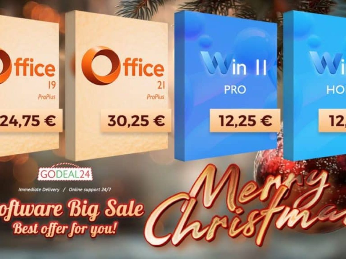 Εορταστικές προσφορές στο GoDeal24: Windows 11 από 10.65, Office 2021 στα 30.25€