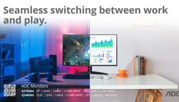 AOC Q24B36X και Q27B36X: Οθόνες QHD που συνδυάζουν υψηλή απόδοση στην εργασία και ομαλή εμπειρία στο παιχνίδι