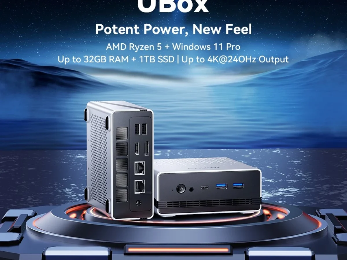 CHUWI UBox : Ryzen 5 7430U, 16GB RAM και Dual 2.5G Ethernet, σε συσκευασία τσέπης!