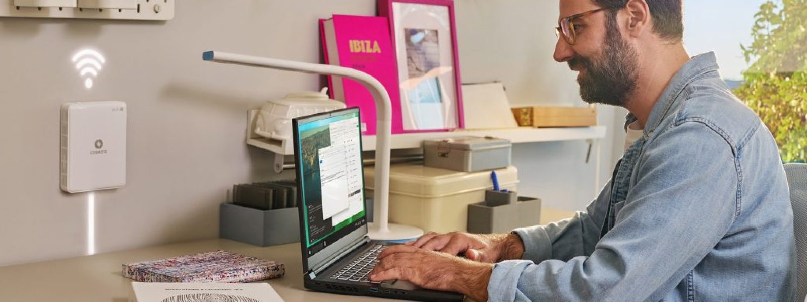 COSMOTE TELEKOM: Ολοκληρωμένη εμπειρία internet στο μεγαλύτερο δίκτυο οπτικών ινών της χώρας