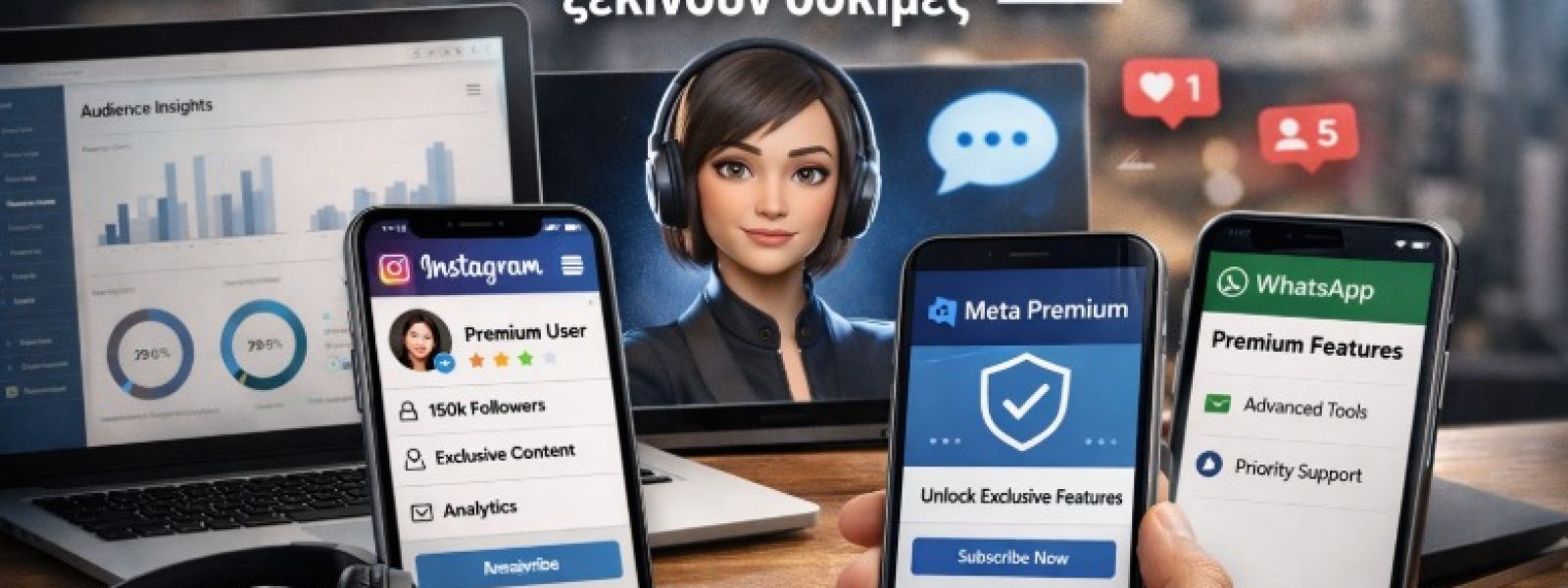 Meta &sigma;&upsilon;&nu;&delta;&rho;&omicron;&mu;έ&sigmaf;: &Alpha;&pi;ό &tau;&alpha; &delta;&omega;&rho;&epsilon;ά&nu; social &sigma;&epsilon; premium &upsilon;&pi;&eta;&rho;&epsilon;&sigma;ί&epsilon;&sigmaf; &ndash; &xi;&epsilon;&kappa;&iota;&nu;&omicron;ύ&nu; &delta;&omicron;&kappa;&iota;&mu;έ&sigmaf;