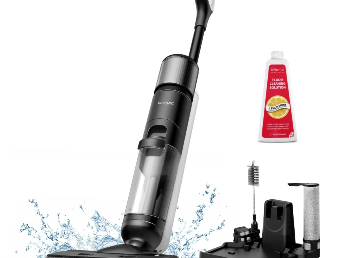 Ultenic AC1 Elite: Η Απόλυτη Σκούπα-Σφουγγαρίστρα 3 σε 1 με Αυτοκαθαριζόμενο Σύστημα!