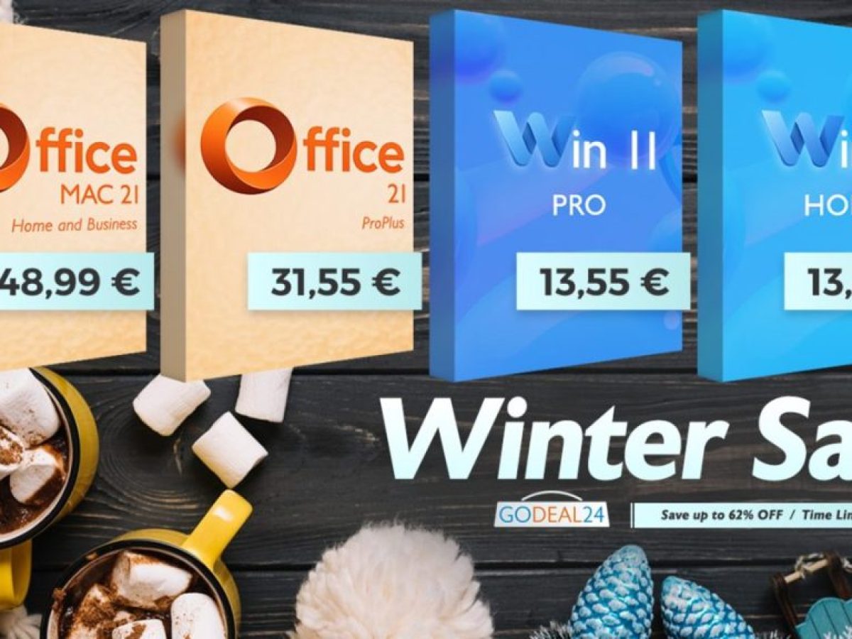 Χειμερινές Εκπτώσεις GoDeal24: Windows 11 Pro και Microsoft Office στις χαμηλότερες τιμές της αγοράς