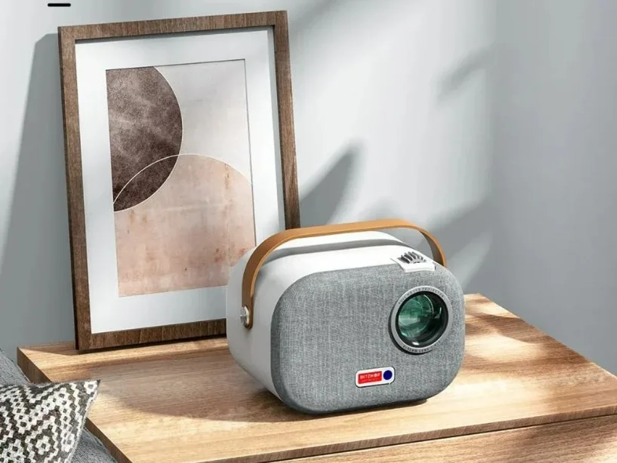 [#Ιστορικό_Χαμηλό] BlitzWolf BW-V2: Στυλάτος και φορητός προβολέας, με Android 9.0 και 200ANSI Lumens στα 63.1€!