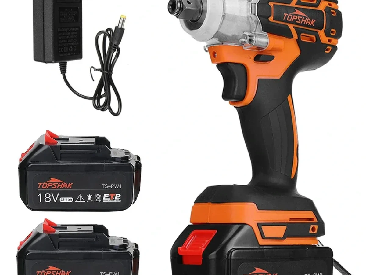 [#Ιστορικό_Χαμηλό] Topshak TS-PW1A : Brushless μπουλονόκλειδο μπαταρίας με κρούση και μπαταρία 1.5Ah με μόλις 30.7€!!