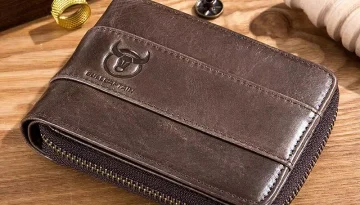 [#Ιστορικό_Χαμηλό] Δερμάτινο πορτοφόλι πολλών θέσεων της Bullcaptain σε τρία διαφορετικά χρώματα με 13.6€!