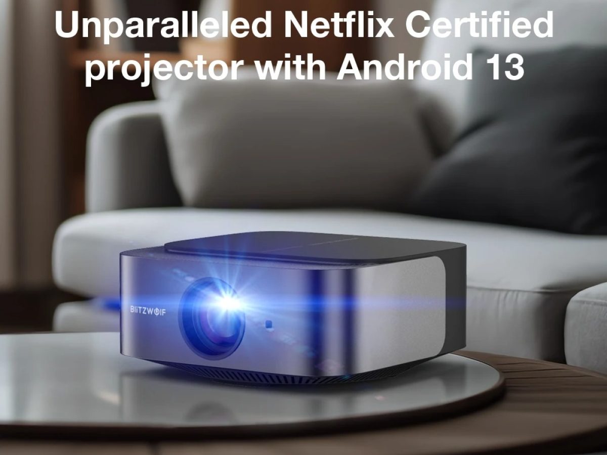 BlitzWolf BW-V10 Ultra: Προβολέας με Android TV 13 και Netflix με 92.3€