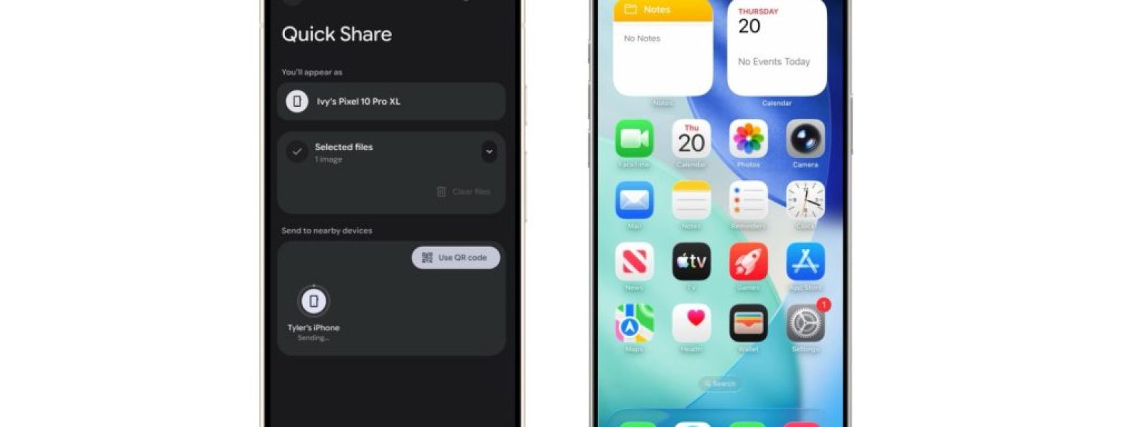 Pixel 9: &Alpha;&pi;&omicron;&kappa;&tau;ά &epsilon;&pi;&iota;&tau;έ&lambda;&omicron;&upsilon;&sigmaf; &sigma;&upsilon;&mu;&beta;&alpha;&tau;ό&tau;&eta;&tau;&alpha; &mu;&epsilon; AirDrop