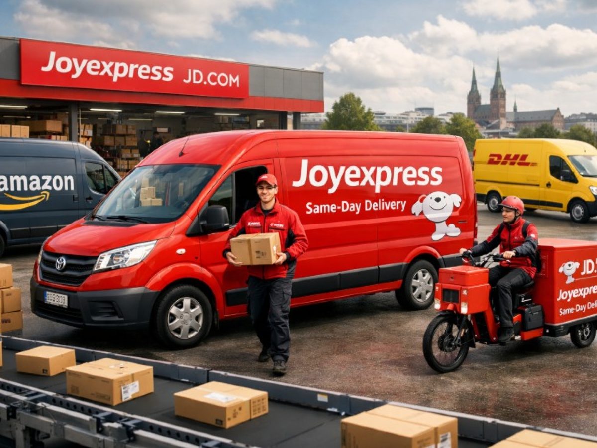 JD.com: &Tau;&omicron; Joyexpress &phi;έ&rho;&nu;&epsilon;&iota; Same‑Day Delivery &sigma;&tau;&eta;&nu; &Epsilon;&upsilon;&rho;ώ&pi;&eta; &kappa;&alpha;&iota; &alpha;&nu;&tau;&alpha;&gamma;&omega;&nu;ί&zeta;&epsilon;&tau;&alpha;&iota; DHL & Amazon