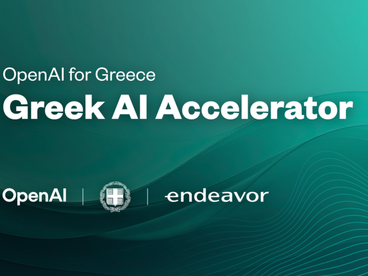 Εγκαινιάστηκε ο Greek AI Accelerator σε συνεργασία με την OpenAI!!