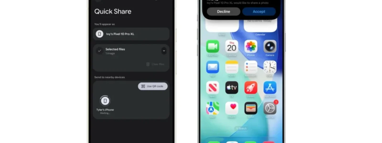 Η Google δίνει σημάδια πως η υποστήριξη AirDrop θα έρθει σε περισσότερα Android