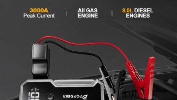 [#Ιστορικό_Χαμηλό] POPDEER PD-J02: Jump Starter με 3000A Peak αλλά και ικανότατο Power Bank με 23800mAh στα 38€!