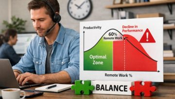Τηλεργασία και παραγωγικότητα: Μελέτη δείχνει το «σημείο καμπής» μετά από πολλή remote δουλειά