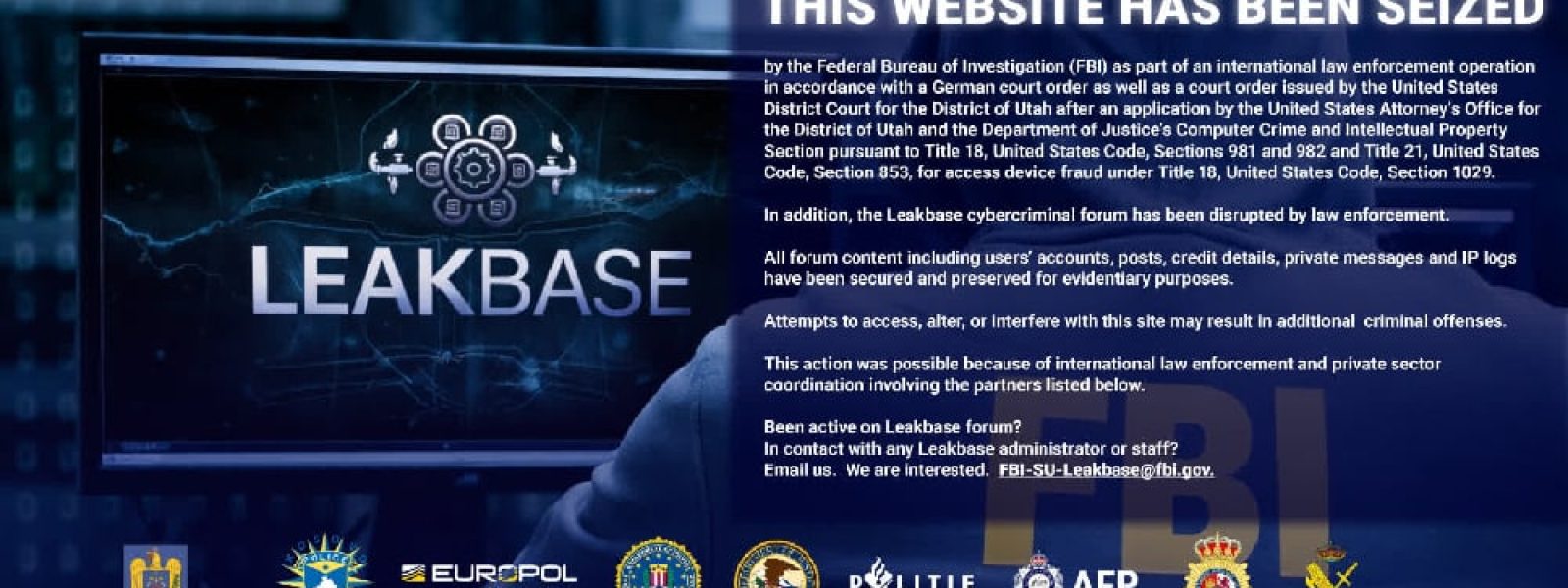 LeakBase λουκέτο σε άλλη μια hacking αγορά
