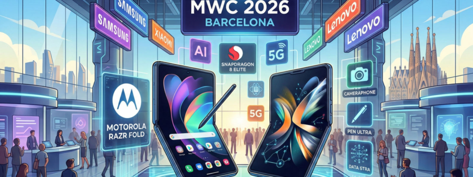 MWC 2026: Η Motorola ρίχνει το γάντι στη Samsung με το Razr Fold – Εντυπωσιάζουν Xiaomi και Lenovo