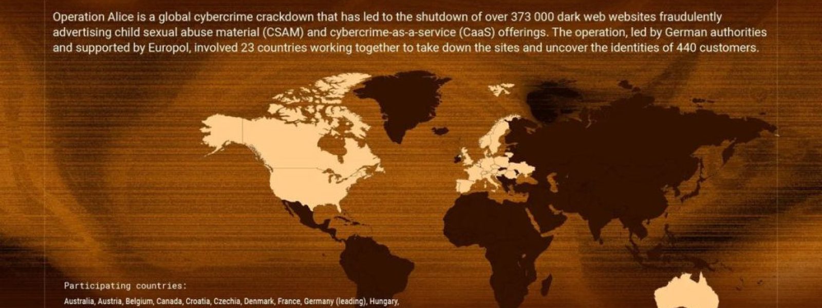 Operation Alice: Πώς η Europol ταυτοποίησε εκατοντάδες χρήστες καταρρίπτοντας 373.000 Dark Web sites