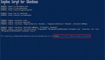 Sophia Script for Windows (24.02.2026)