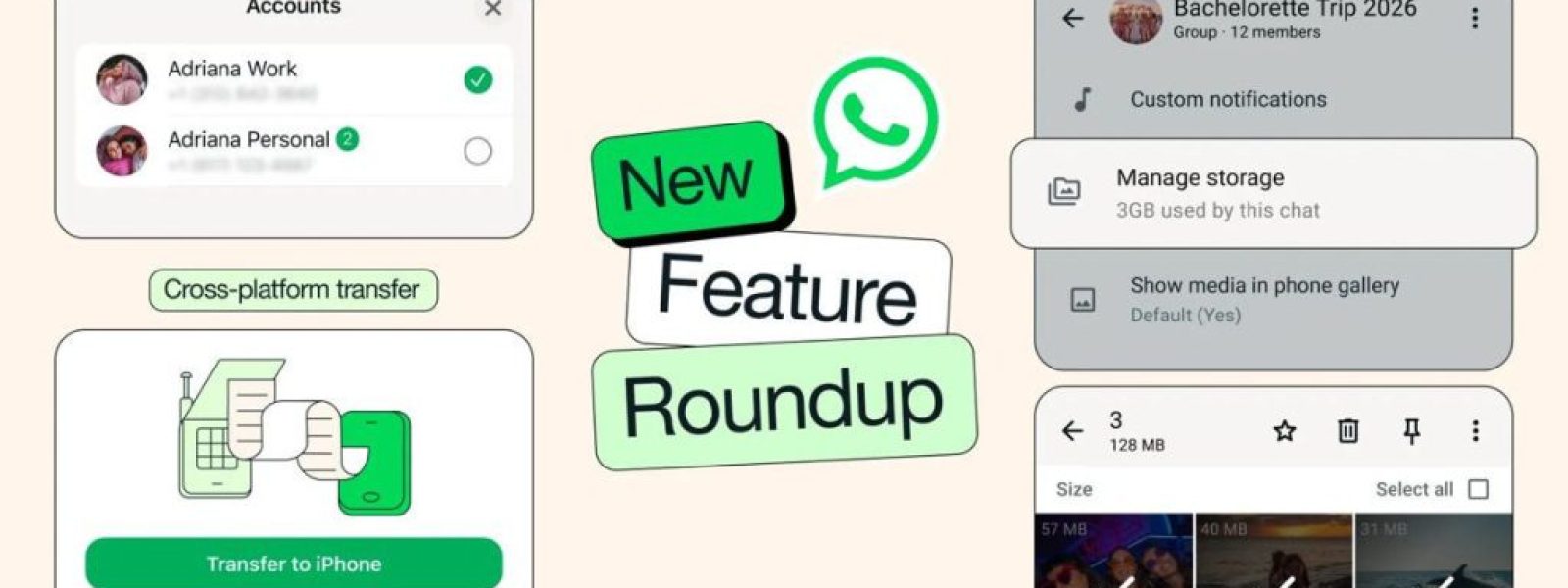 WhatsApp: Επίσημη υποστήριξη πολλαπλών λογαριασμών στο iOS