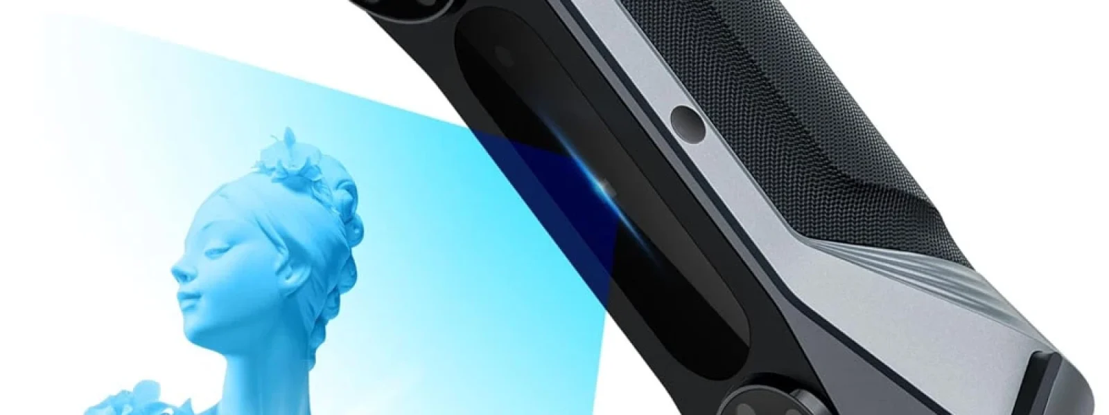 [#Ιστορικό_Χαμηλό] Creality Raptor 3D Scanner, Hybrid Blue Laser NIR, 60fps Scanning Speed, Objects Between 5-2000mm, 24-bit Full-Color Scan, 0.02mm Accuracy, Anti-shaking