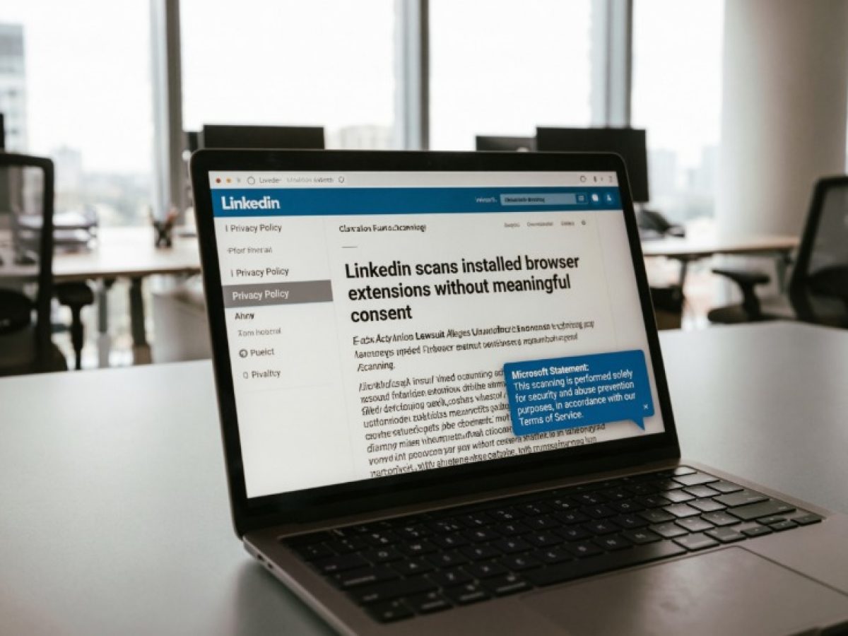 LinkedIn σάρωση επεκτάσεων browser: Αγωγές για παραβίαση απορρήτου και η απάντηση της Microsoft