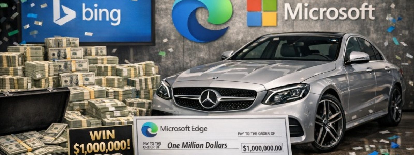 Microsoft Edge: Ένα εκατομμύριο δολάρια και Mercedes για να τον χρησιμοποιήσετε