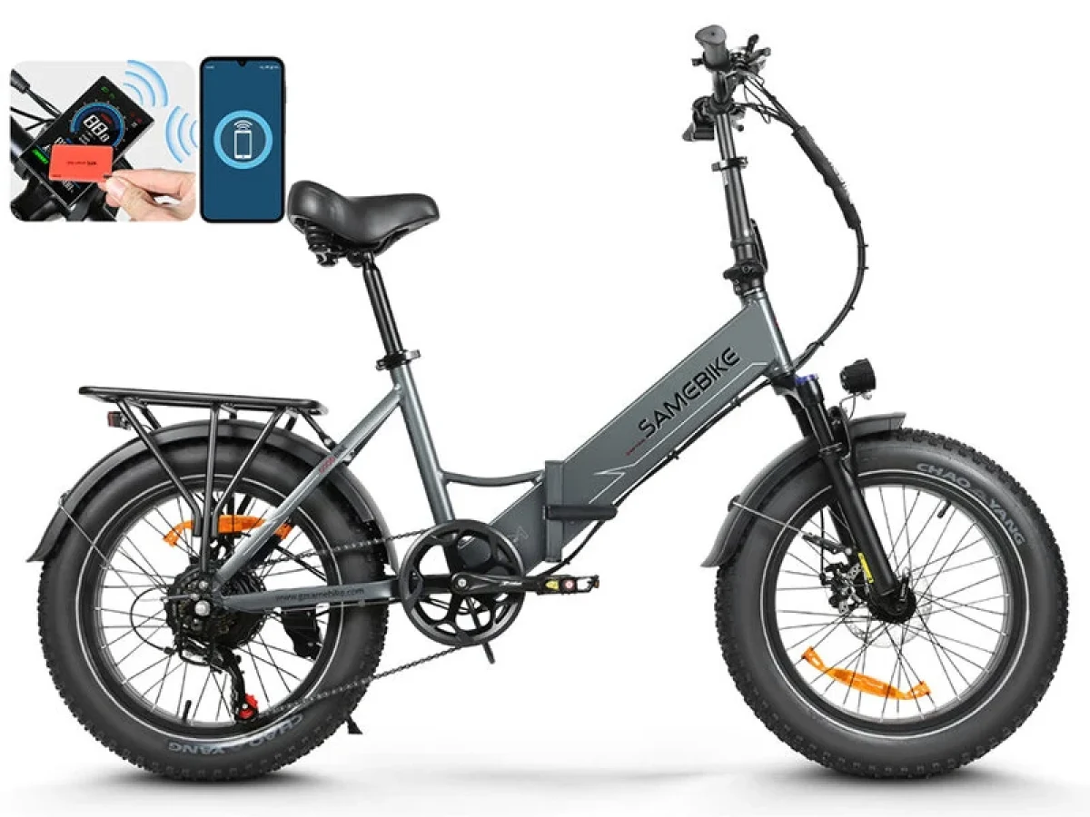 SAMEBIKE LOTDM200-II: Αναδιπλούμενο Fatbike, με μοτέρ 750W, φτιαγμένο για άνετες βόλτες!