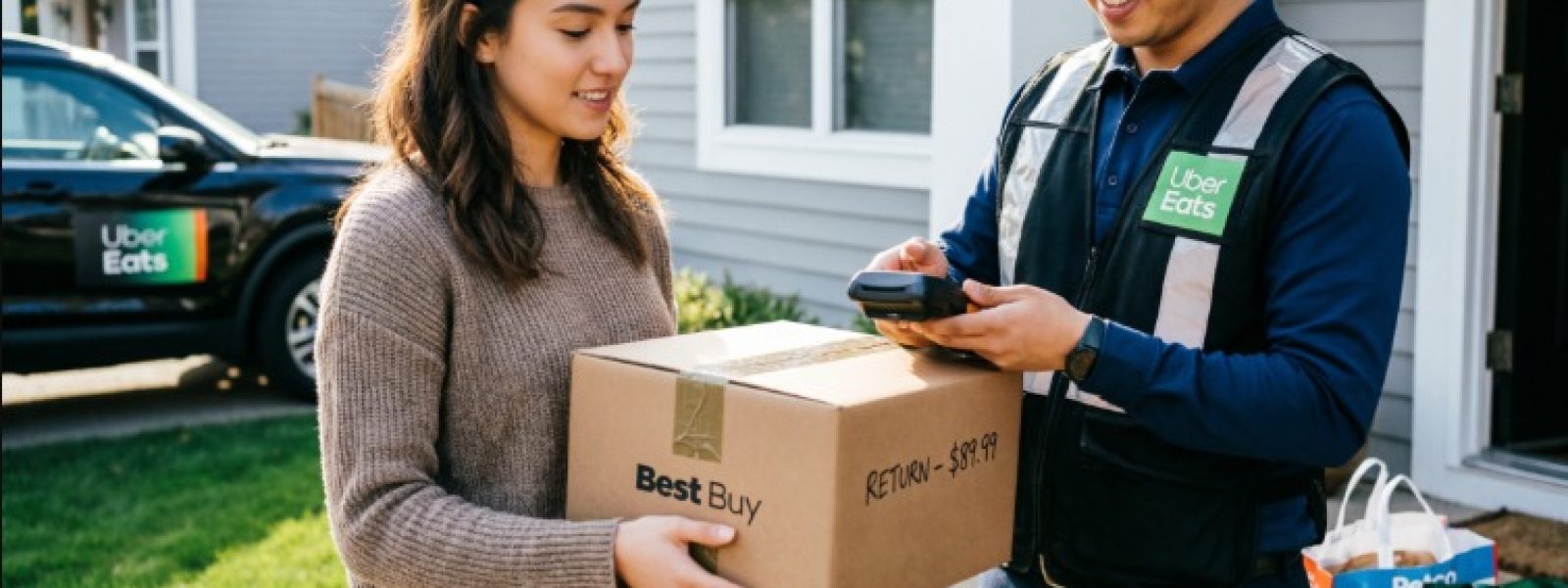 Uber Eats: Επιστροφές προϊόντων με κούριερ χωρίς να βγείτε από το σπίτι