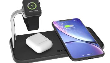 ZENS Dual+Watch Aluminium Wireless Charger