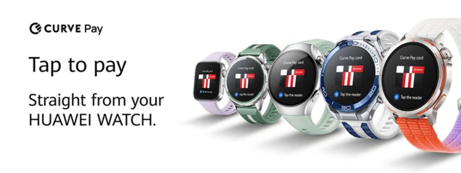 Η Huawei φέρνει ανέπαφες πληρωμές στα smartwatches της με το Curve Pay