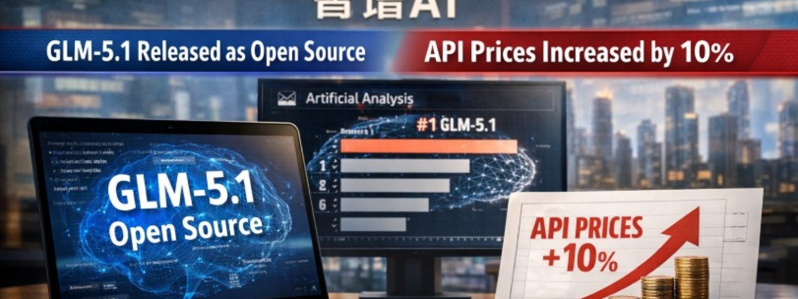 Η Zhipu AI κυκλοφορεί το GLM-5.1 ως ανοιχτό κώδικα και αλλάζει τη στρατηγική τιμολόγησης