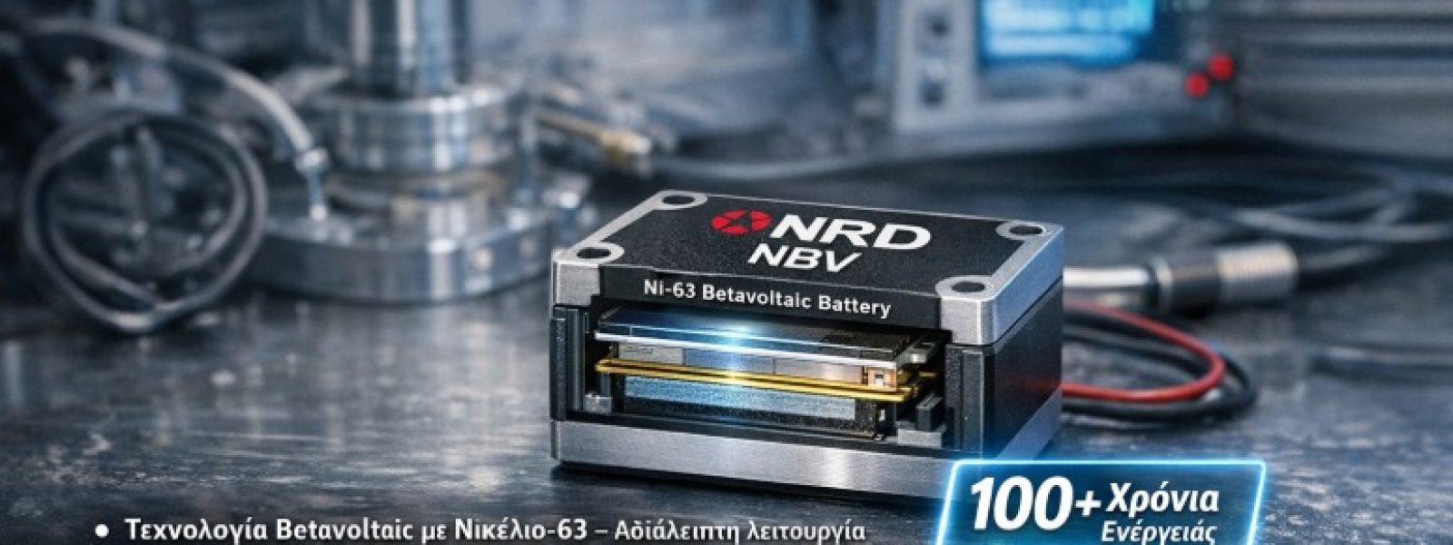 Πυρηνική μπαταρία στερεάς κατάστασης: 100 χρόνια συνεχούς ενέργειας χωρίς συντήρηση