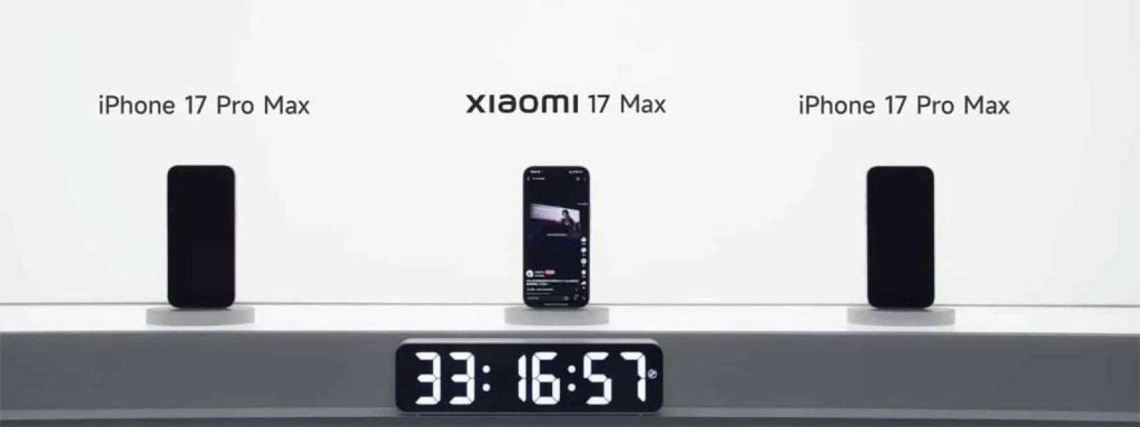 Xiaomi 17 Max: 33 ώρες αυτονομία — νικά 2 iPhone 17 Pro Max μαζί