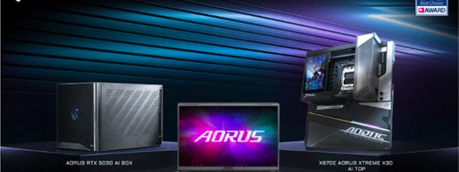 Οι πρωτοποριακές καινοτομίες της GIGABYTE βραβεύτηκαν με το COMPUTEX 2026 Best Choice Award