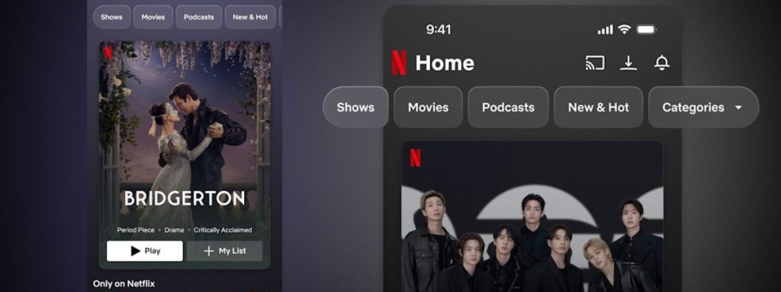 Το Netflix αλλάζει το mobile app: Νέα εμπειρία πλοήγησης και λειτουργία Clips