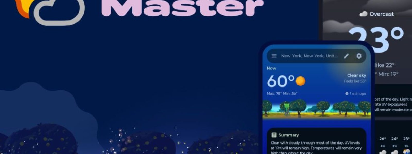 WeatherMaster: Νέα εφαρμογή καιρού σαν της Google | Techmaniacs