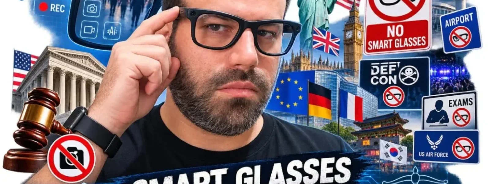 Έρχεται «μπλόκο» στα Smart Glasses; Οι απαγορεύσεις στον κόσμο και η ελληνική νομοθεσία – Techmaniacs