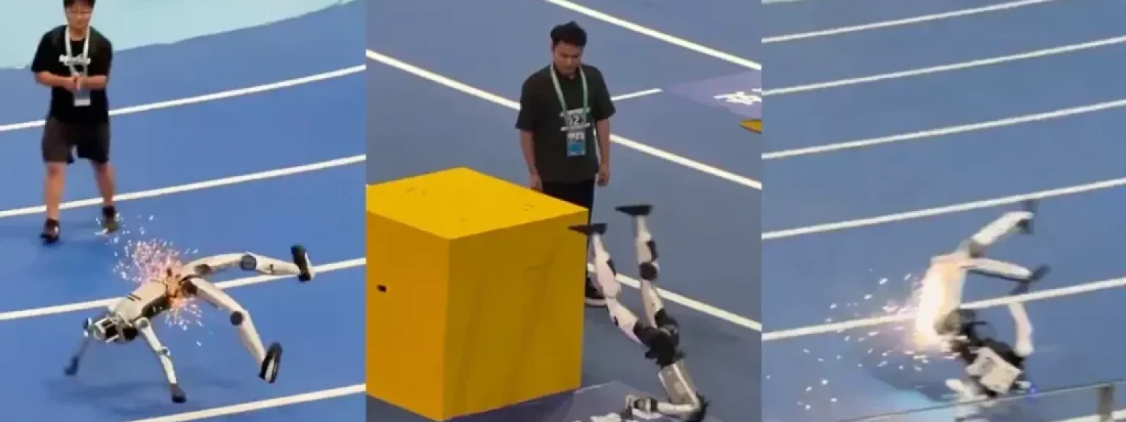 World Humanoid Robot Games: &Tau;&alpha; &pi;&iota;&omicron; &alpha;&sigma;&tau;&epsilon;ί&alpha; bloopers &tau;&omega;&nu; &rho;&omicron;&mu;&pi;ό&tau; &ndash; Techmaniacs