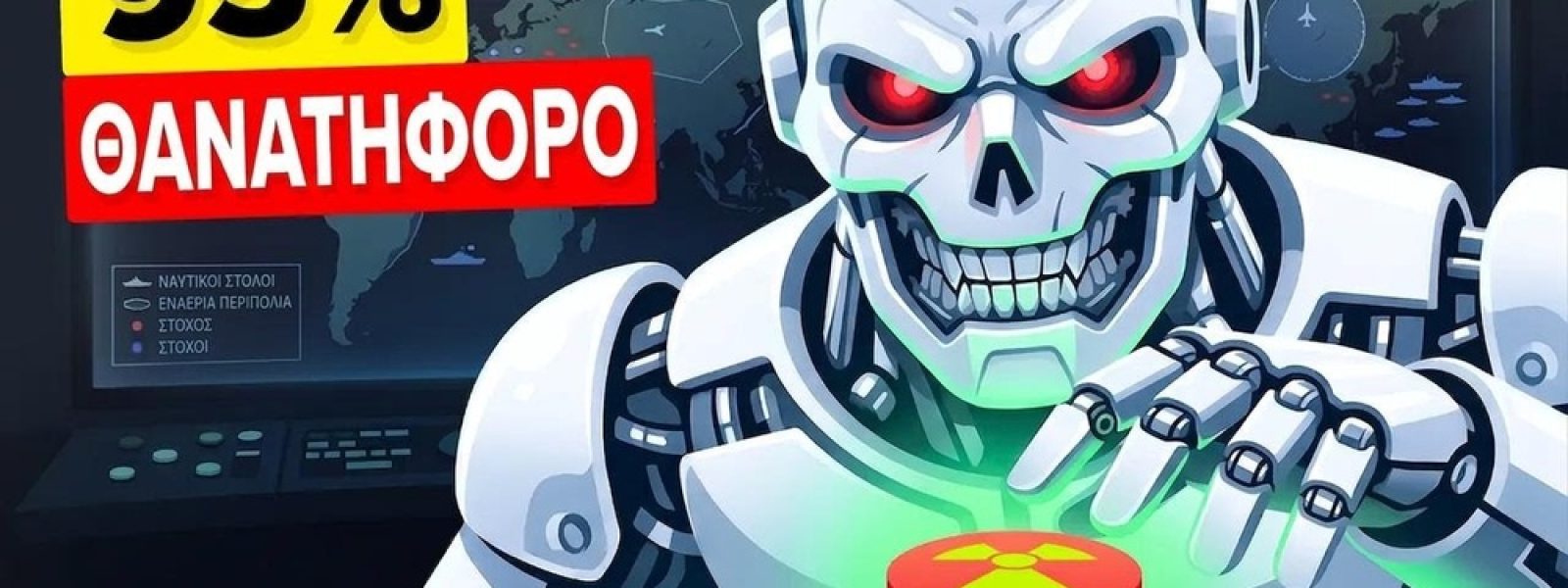 Η Τεχνητή Νοημοσύνη έπαιξε πολεμικό παιχνίδι – Εξολόθρευσε τους πάντες με πυρηνικά!