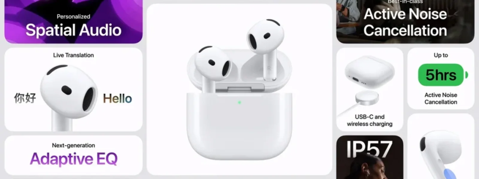 AirPods 5: &Epsilon;&pi;ί&sigma;&eta;&mu;&alpha; &mu;&epsilon; &beta;&epsilon;&lambda;&tau;&iota;&omega;&mu;έ&nu;&omicron; ANC, IP57 &kappa;&alpha;&iota; &tau;&iota;&mu;ή &alpha;&pi;ό $129 &ndash; Techmaniacs