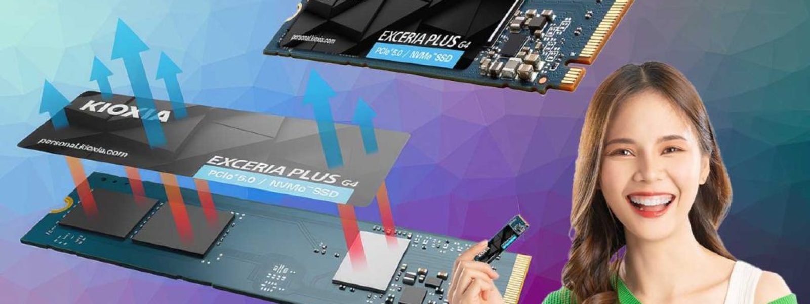 &Delta;&omicron;&kappa;&iota;&mu;ά&sigma;&alpha;&mu;&epsilon; &tau;&omicron;&nu; KIOXIA Exceria Plus G4 SSD: &Sigma;&tau;&eta;&nu; &upsilon;&pi;&epsilon;&rho;&tau;&alpha;&chi;&epsilon;ί&alpha; &lambda;&omega;&rho;ί&delta;&alpha; &tau;&omega;&nu; 10.000MB/s &ndash; techpress.gr