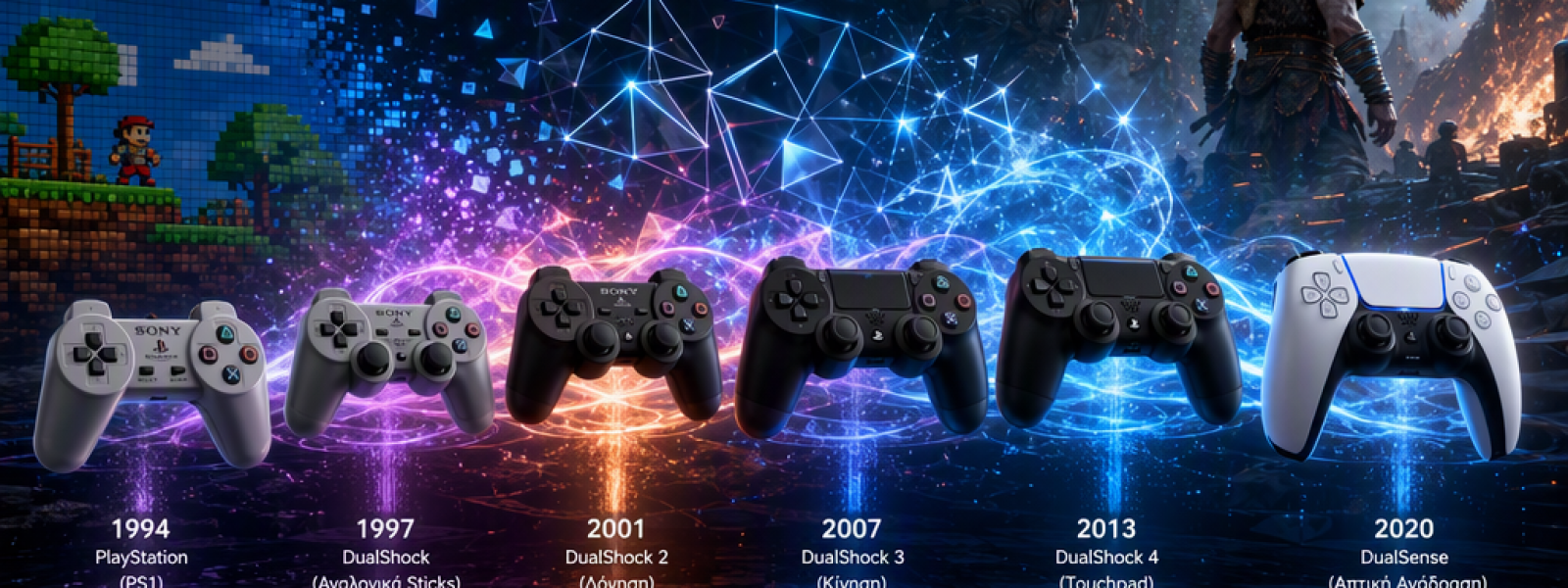 &Eta; &epsilon;&xi;έ&lambda;&iota;&xi;&eta; &tau;&omega;&nu; &chi;&epsilon;&iota;&rho;&iota;&sigma;&tau;&eta;&rho;ί&omega;&nu; PlayStation: &Alpha;&pi;ό &tau;&omicron; &alpha;&pi;&lambda;ό pad έ&omega;&sigmaf; &tau;&eta;&nu; &epsilon;&iota;&kappa;&omicron;&nu;&iota;&kappa;ή &pi;&rho;&alpha;&gamma;&mu;&alpha;&tau;&iota;&kappa;ό&tau;&eta;&tau;&alpha;