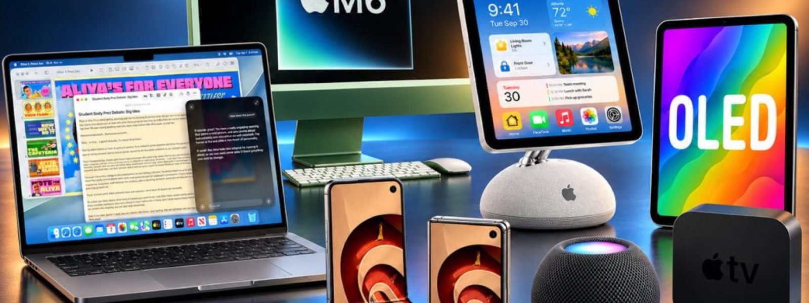 Apple: &Omicron;&kappa;&tau;ώ&beta;&rho;&iota;&omicron;&sigmaf; &phi;&omega;&tau;&iota;ά &mu;&epsilon; 8 &nu;έ&alpha; &pi;&rho;&omicron;ϊό&nu;&tau;&alpha;. MacBook &mu;&epsilon; &omicron;&theta;ό&nu;&eta; &alpha;&phi;ή&sigmaf;, iPad mini OLED &kappa;&alpha;&iota; &phi;&upsilon;&sigma;&iota;&kappa;ά &tau;&omicron; iPhone Duo &ndash; Matrix Life