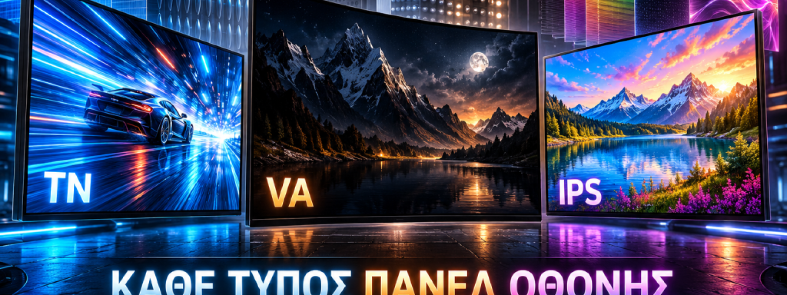 &Omicron;&delta;&eta;&gamma;ό&sigmaf; &gamma;&iota;&alpha; &kappa;ά&theta;&epsilon; &tau;ύ&pi;&omicron; &omicron;&theta;ό&nu;&eta;&sigmaf;: TN, IPS, OLED, Mini-LED &kappa;&alpha;&iota; ό&chi;&iota; &mu;ό&nu;&omicron;